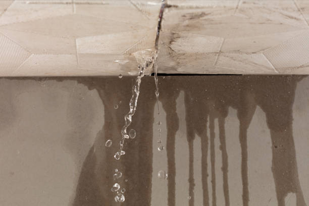 Professional Burst Pipe Cleanup technician working in Converse, TX